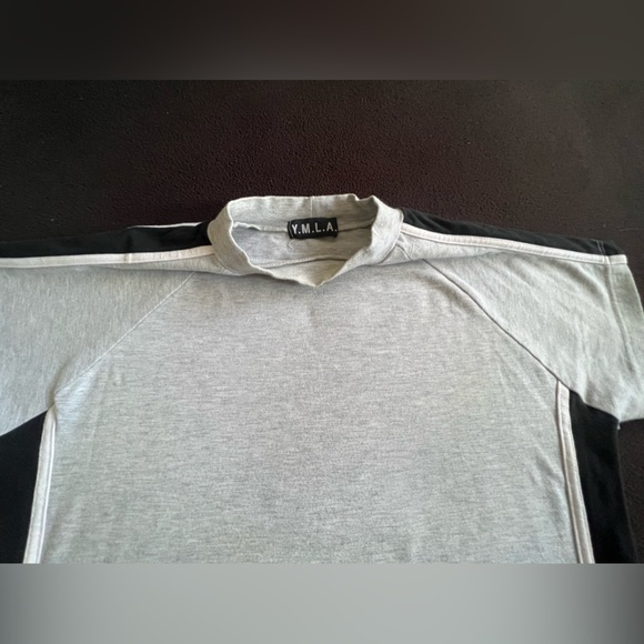 YMLA Mens Vintage 80’s 90’s Club Dance S/S Shirt Rare NO SIZE OR FABRIC TAGS - Picture 2 of 11